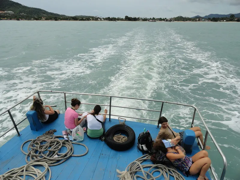 Crossing from Samui on the Haad Rin Queen