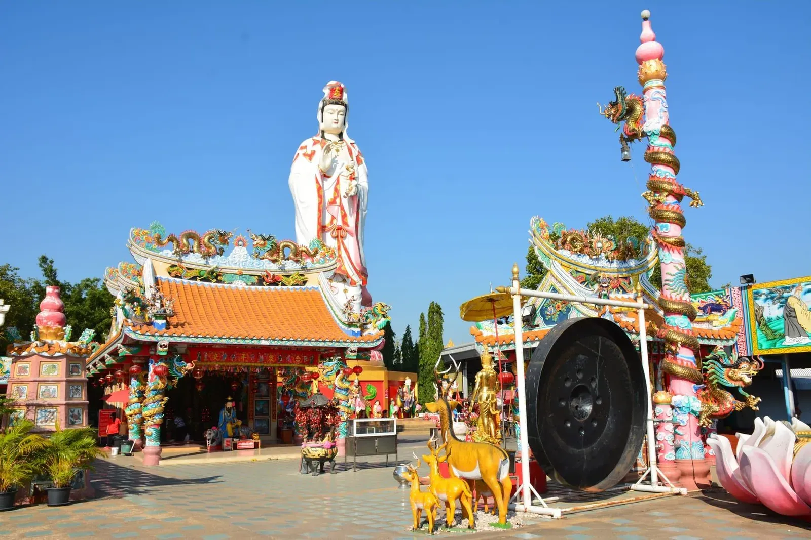 Chinese Temple Koh Samui: 5 Shrines, Guan Yu, Guanyin & Mazu