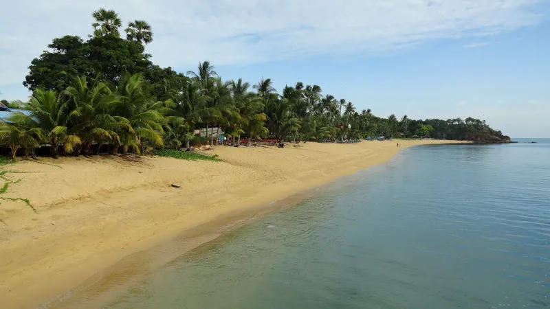 Lomprayah Pier, Maenam Beach, Koh Samui, view 3