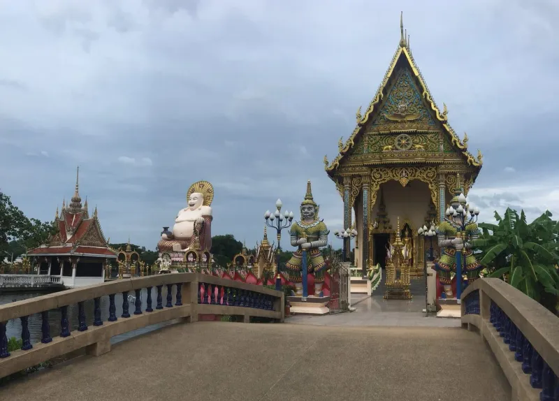Wat Plai Laem in the north of Ko Samui