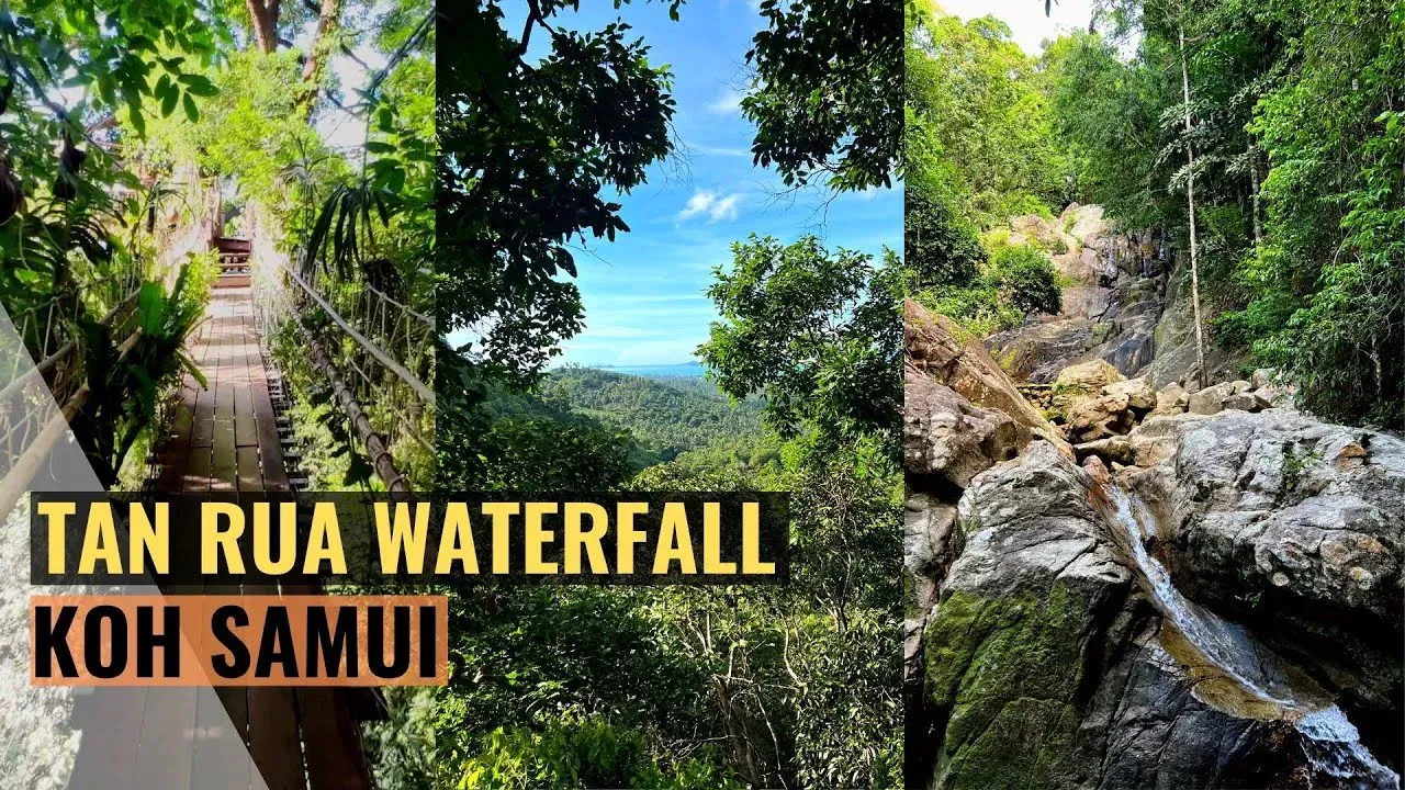Tan Rua Waterfall, the multi-tiered Secret Falls dropping into a shaded jungle pool