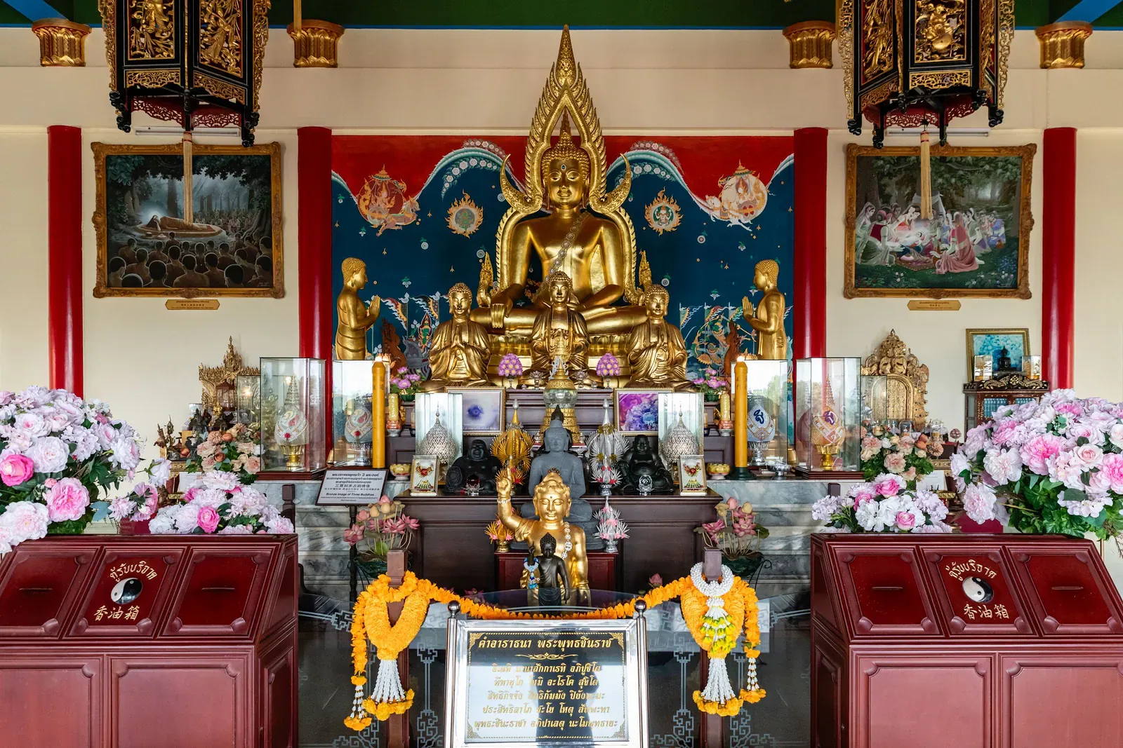 Wat Na Phra Lan: Free Maenam Temple Near Lomprayah Pier